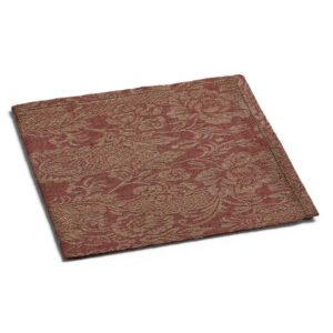 Set 2 tovaglioli Antichi Giardini rubino